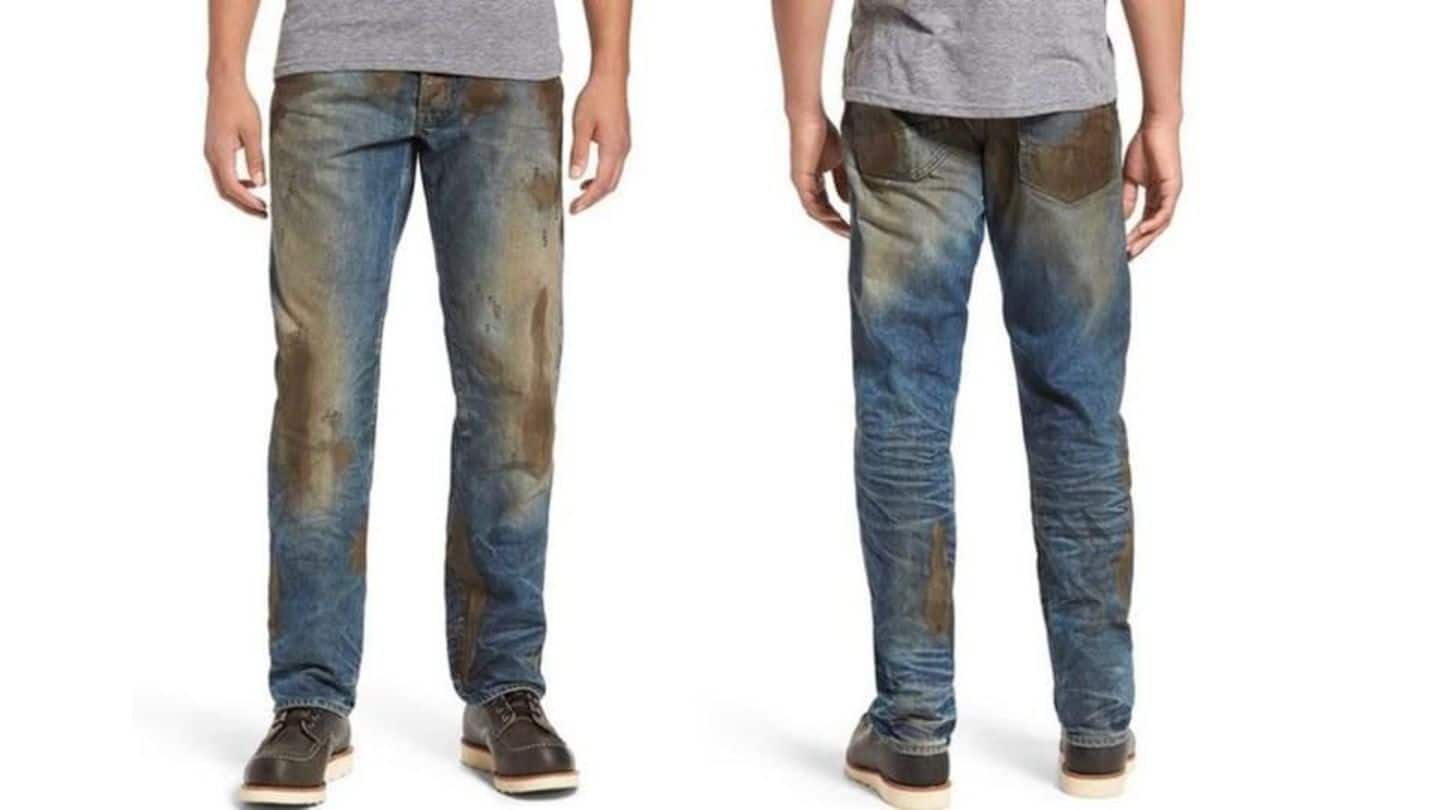 These plastic 'jeans' are the latest bizarre fashion trend