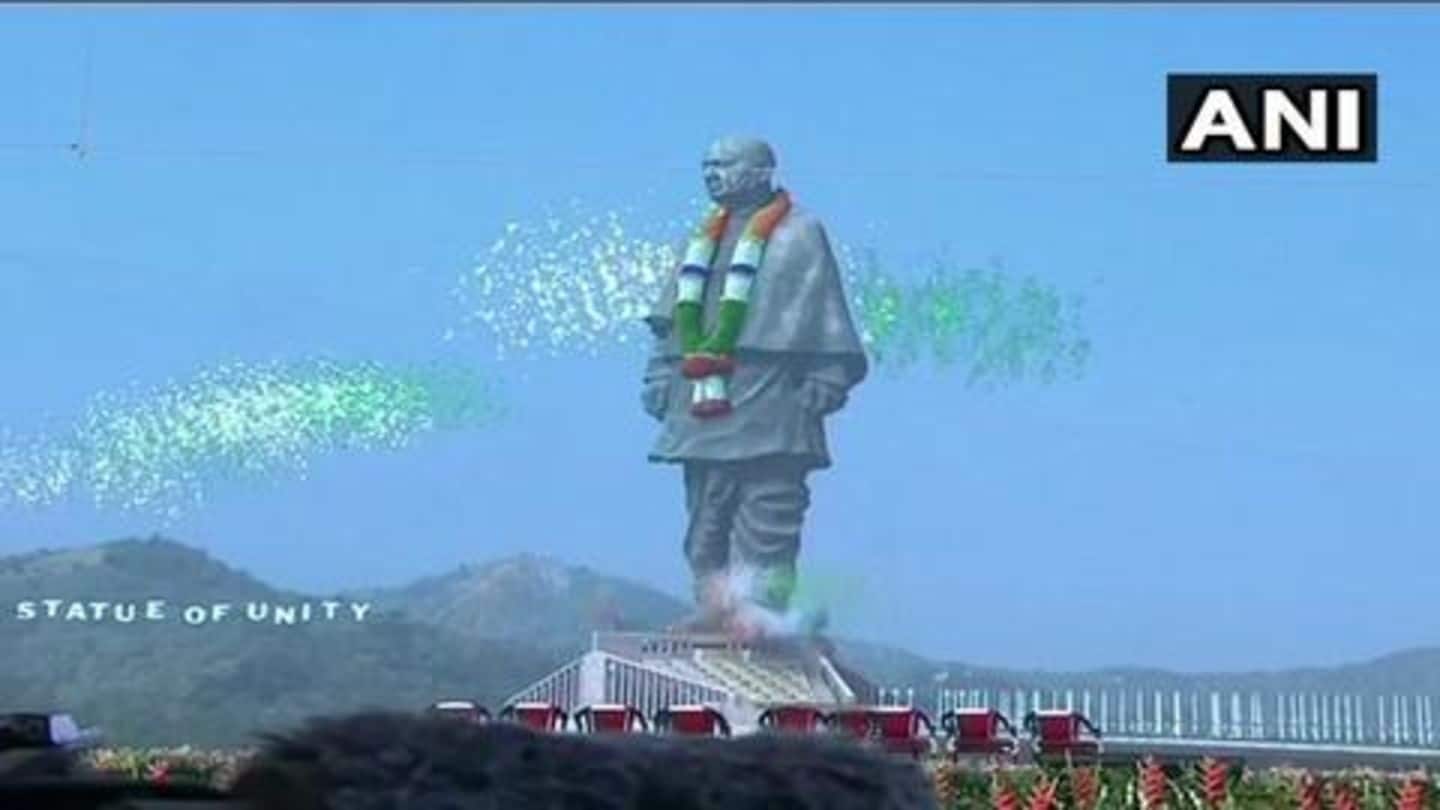 #StatueOfUnity: PM Modi unveils world's tallest statue of 'Sardar'