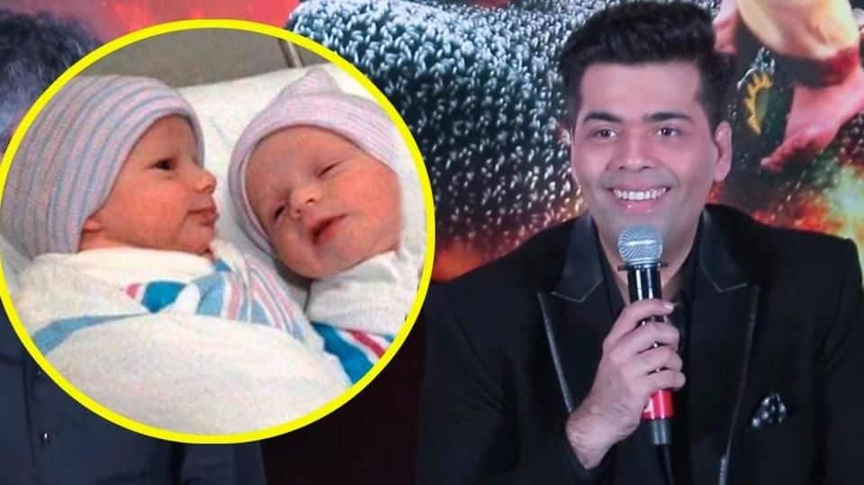 Karan Johar writes a heartwarming letter to his twins