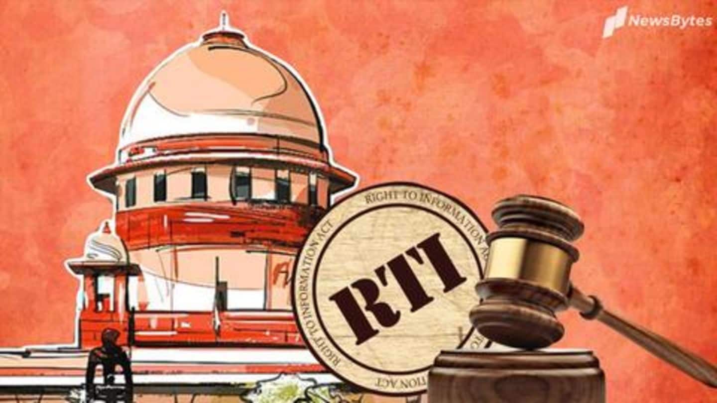 Chief Justice of India comes under RTI Act: Supreme Court