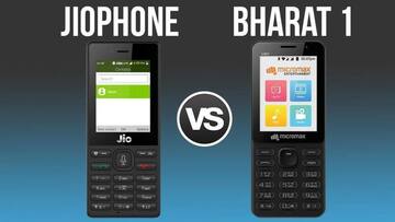 Micromax Bharat 1 and Reliance JioPhone comparison
