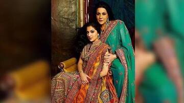 Sara, mother Amrita Singh twinning in ethnic ensembles