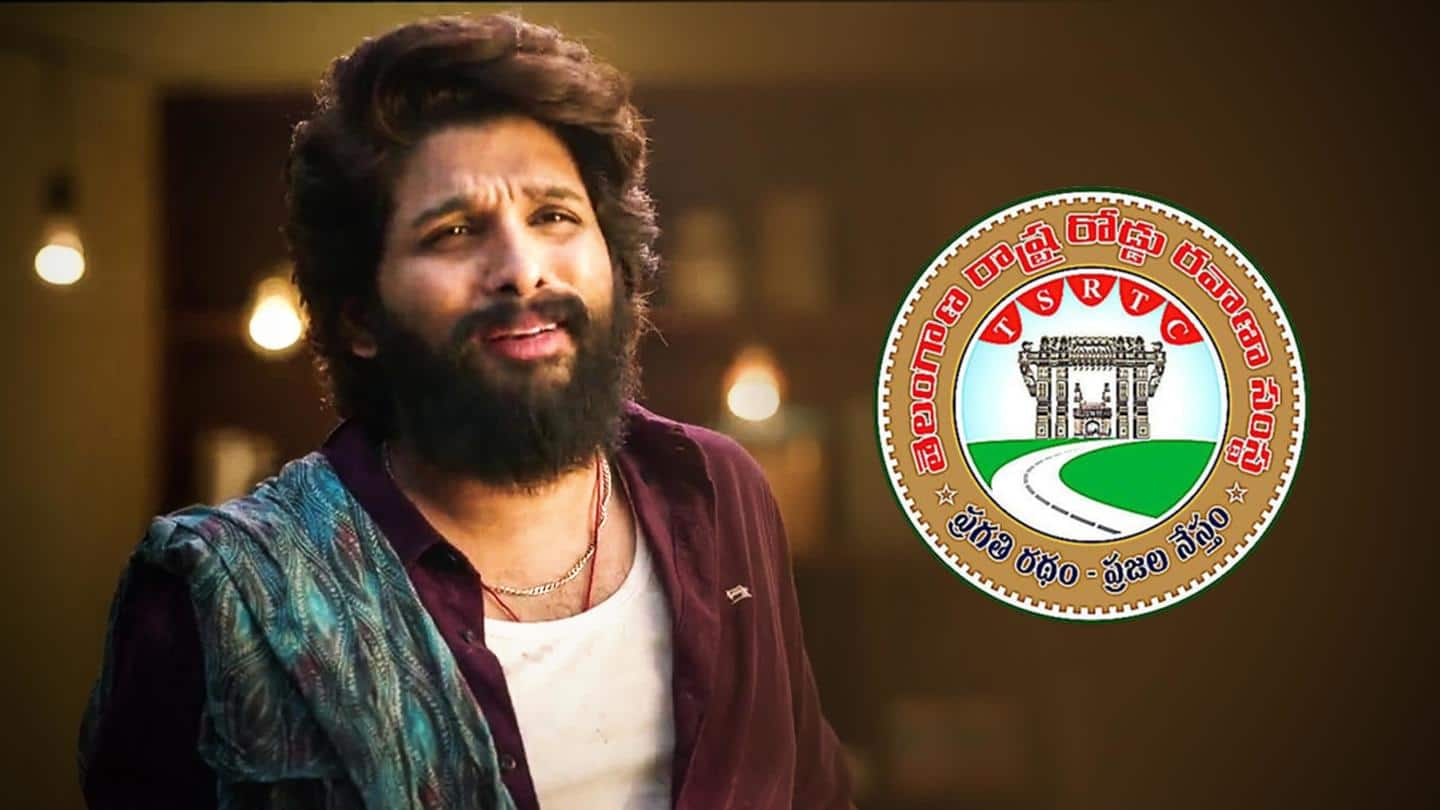 Telangana RTC unhappy with Allu Arjun's Rapido ad; sends notice