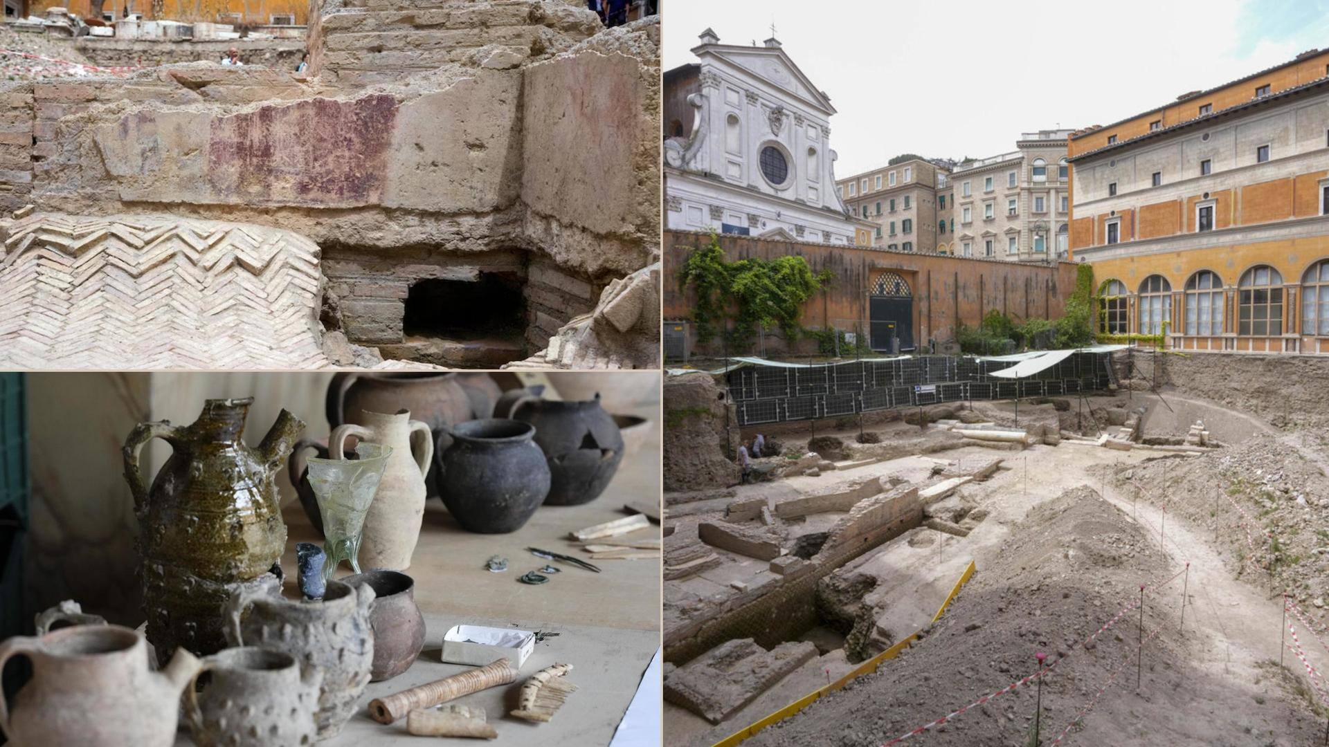 Emperor Nero's long-lost theater unearthed at Rome hotel site