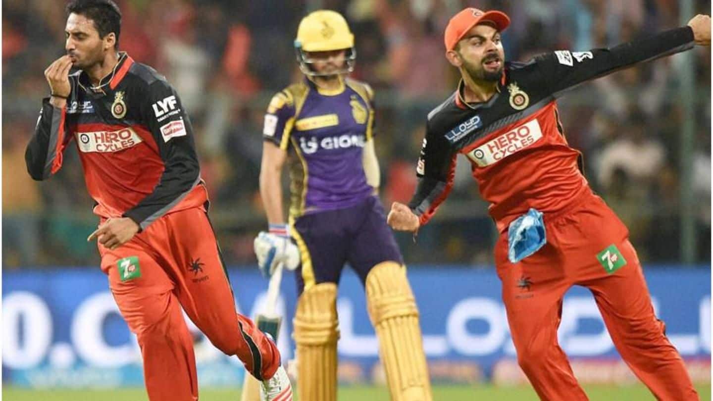 IPL 2018: List of top matches between KKR and RCB