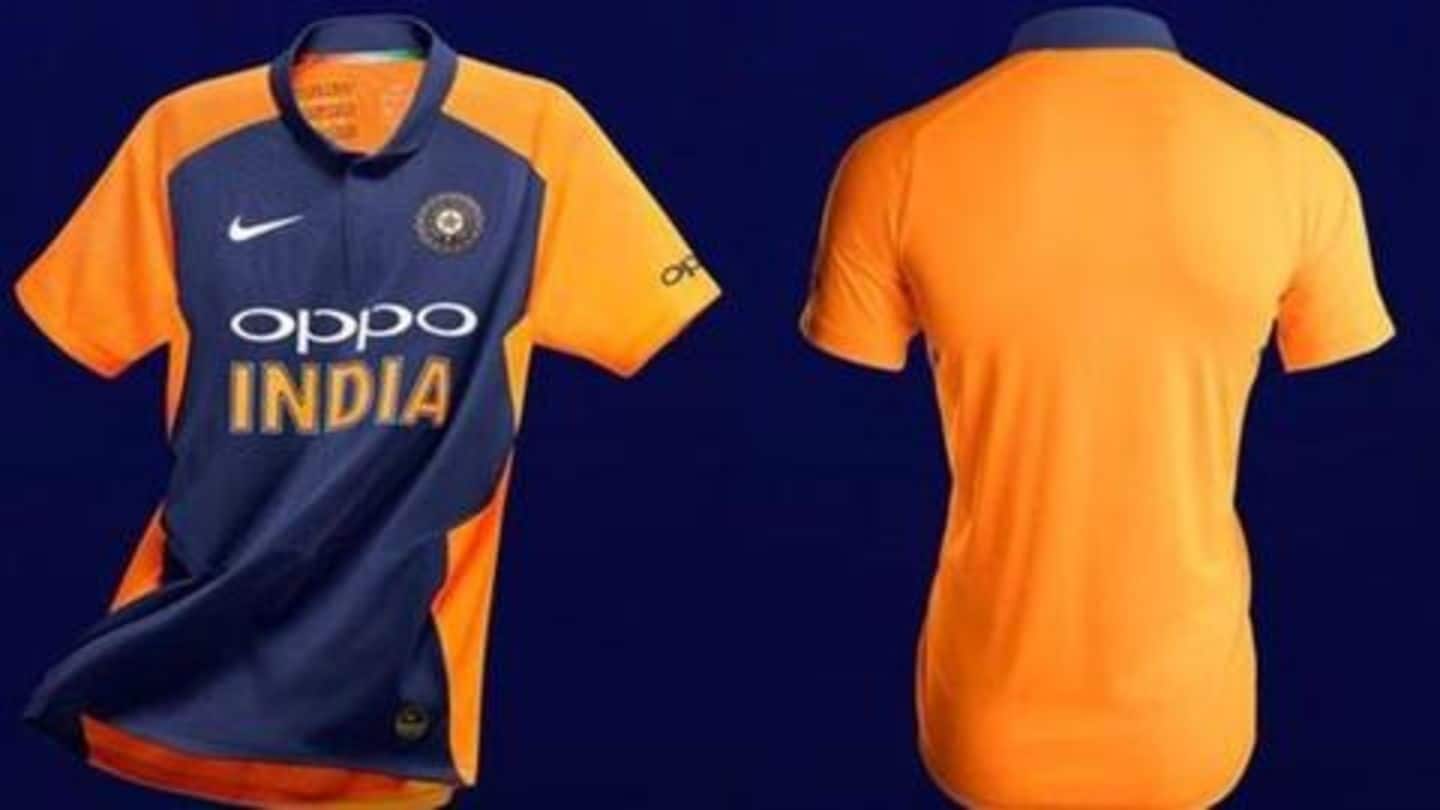 World Cup: India's away kit unveiled; here's how it looks