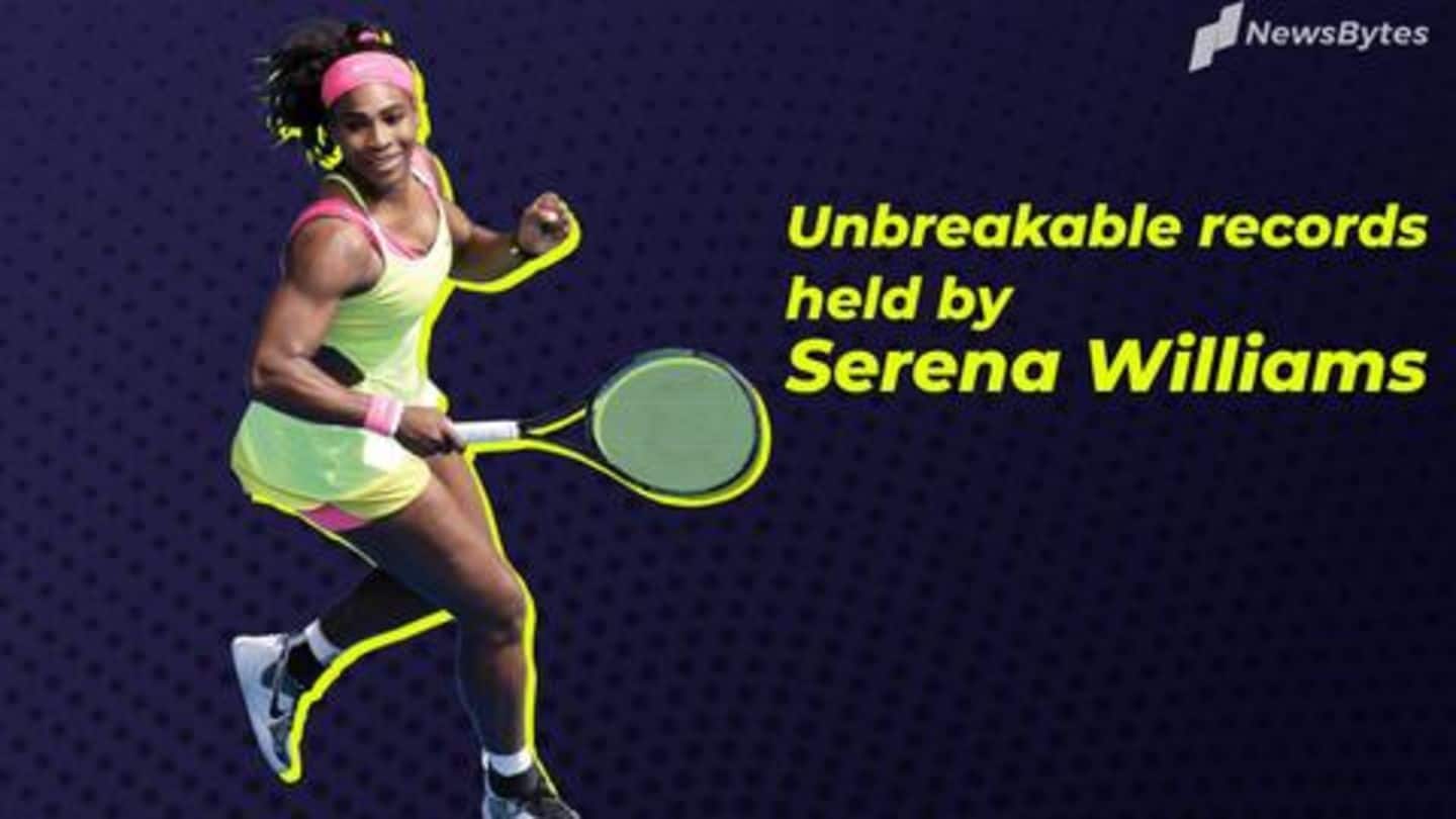 List of unbreakable records held by Serena Williams