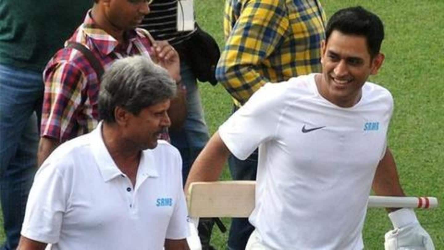 Kapil Dev praises Dhoni, says no cricketer served like him