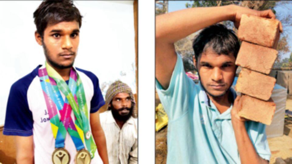 Special Olympics gold medallist turns laborer