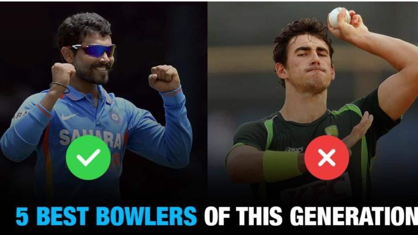 Who are the 5 best bowlers of the current generation?