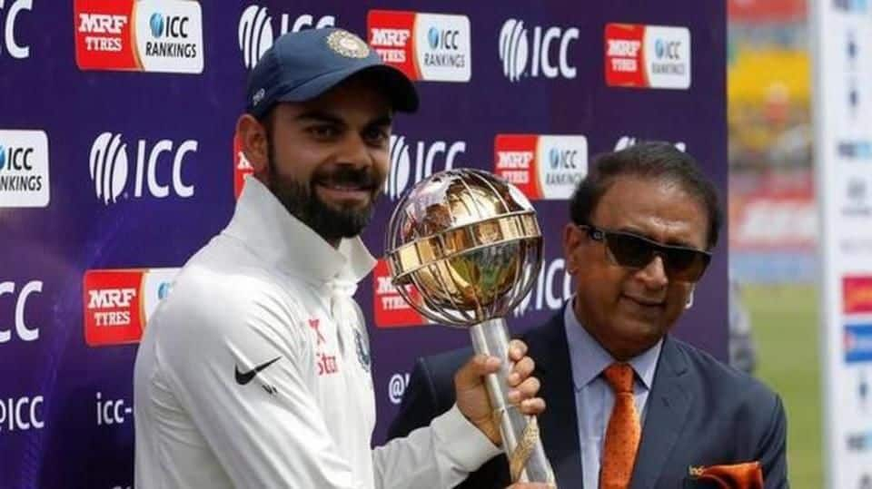 Kohli to receive ICC Test Championship mace after 3rd T20I