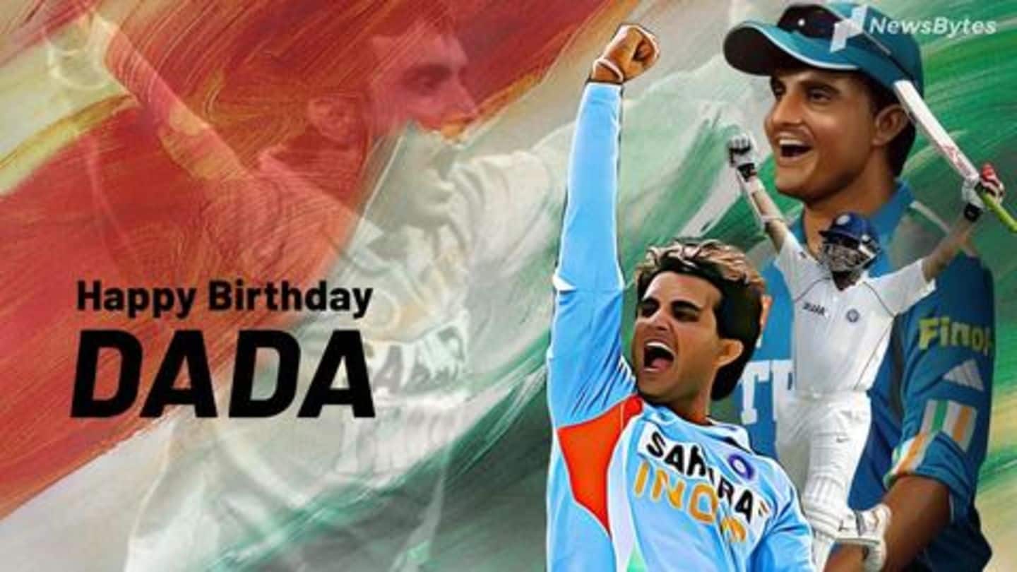 Happy Birthday Sourav Ganguly: His achievements, unknown facts and records