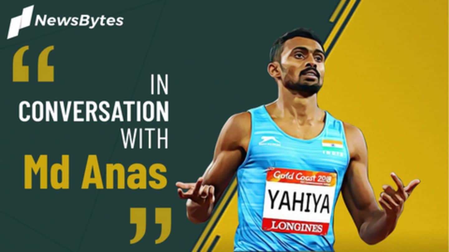 #NewsBytesExclusive: National record-holder Muhammed Anas talks about his journey