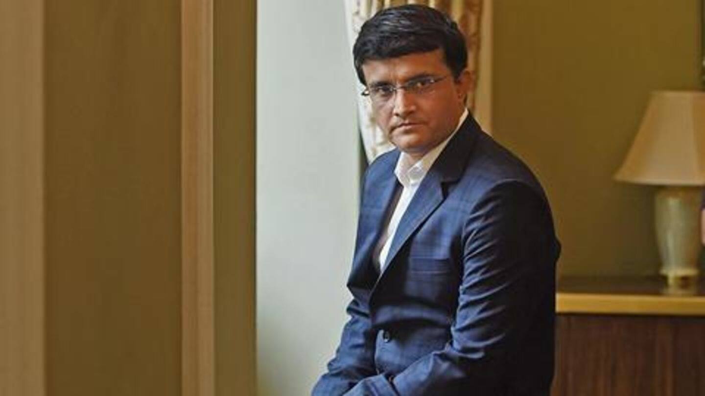 Sourav Ganguly gives a fitting reply to this journalist