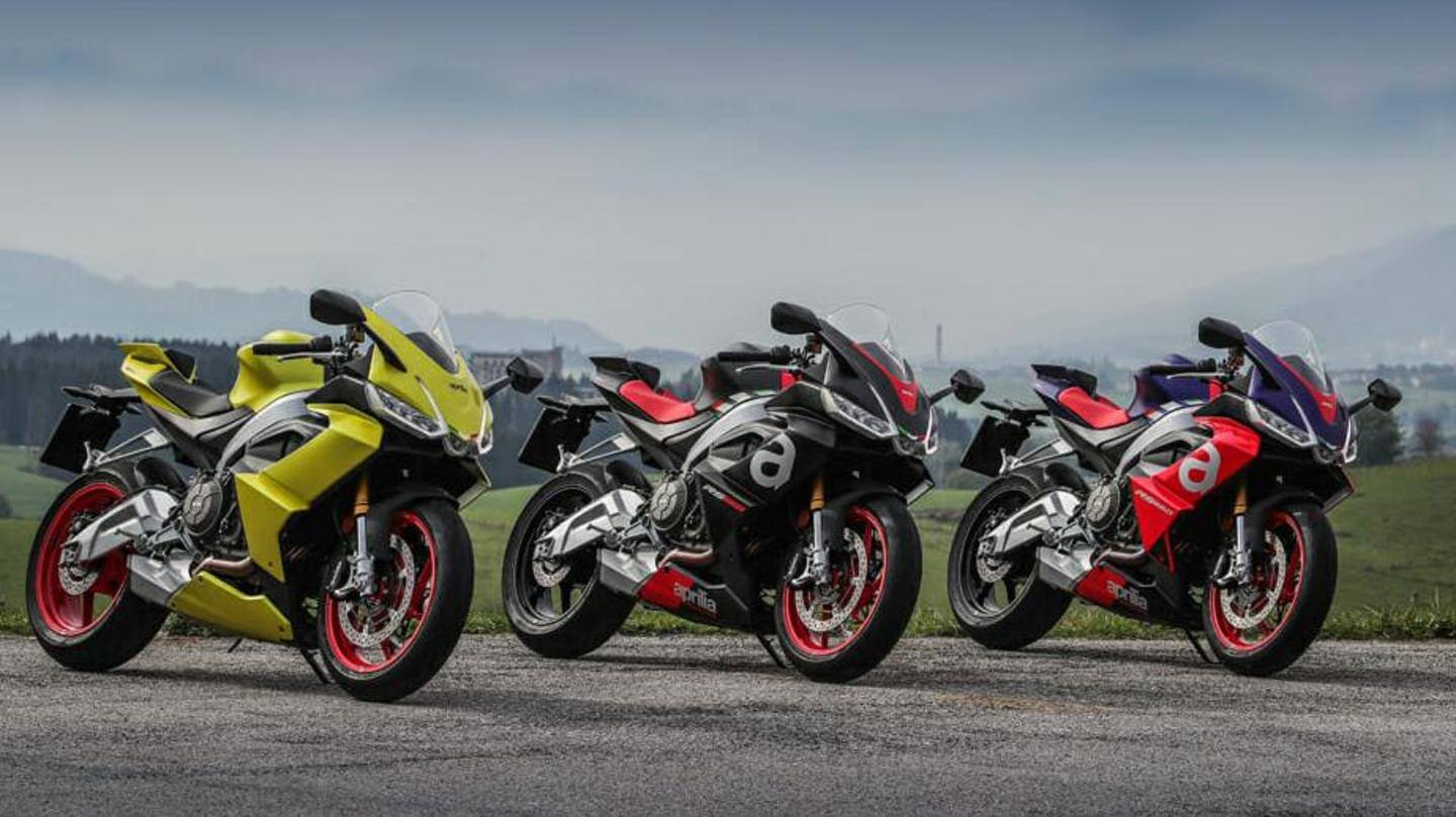 Bookings of Aprilia Tuono and RS 660 open in India