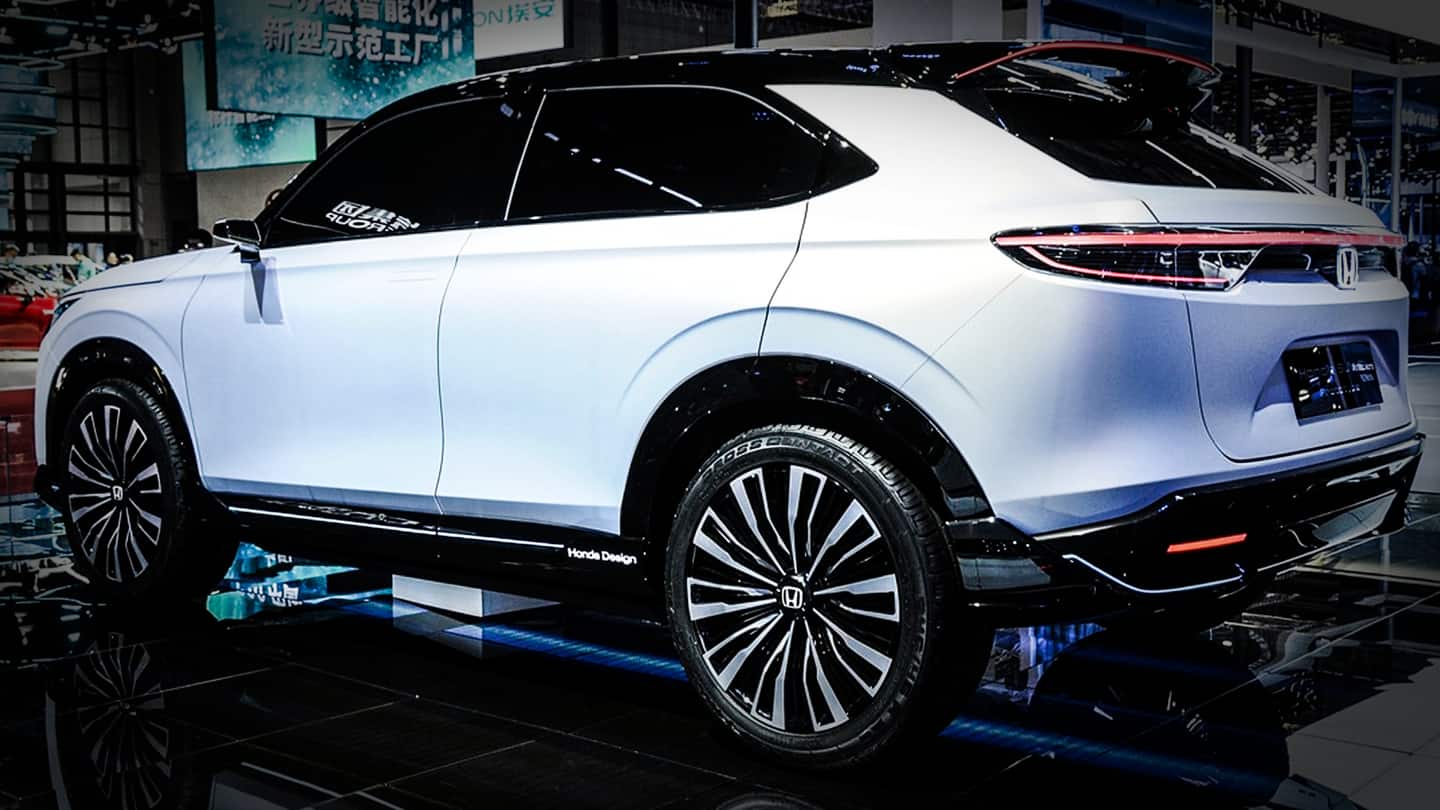 It has a sleek grille and an illuminated brand logo It has a sleek grille and an illuminated brand logo