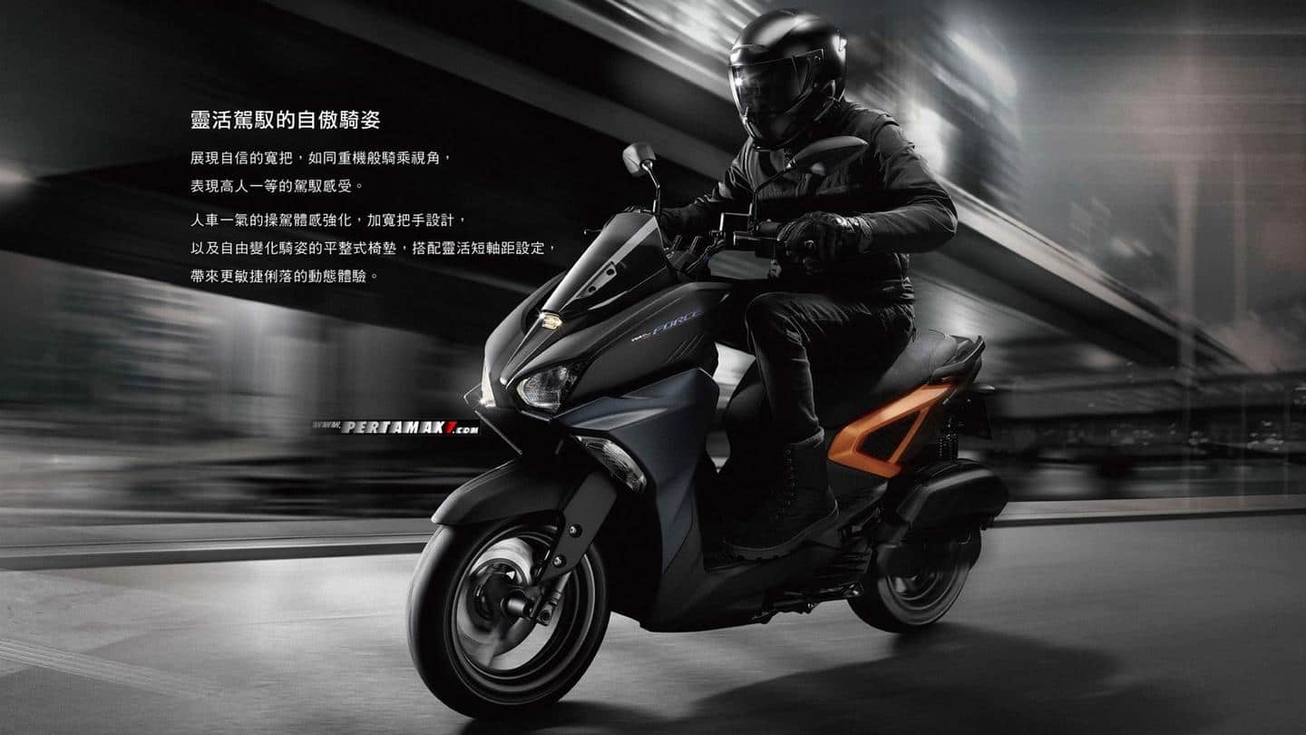 Yamaha Force 2.0 maxi-style scooter goes official in Taiwan