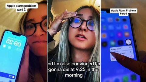 iPhone glitch causes woman's alarm to buzz at 9:25 am