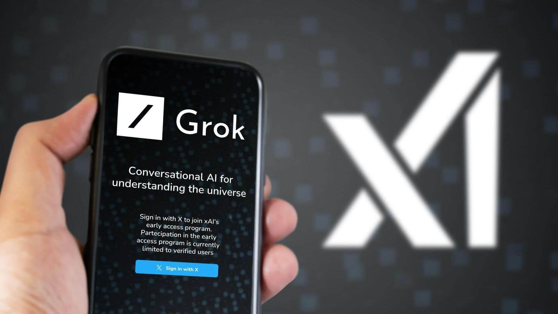 X offering Grok AI chatbot for free to select users