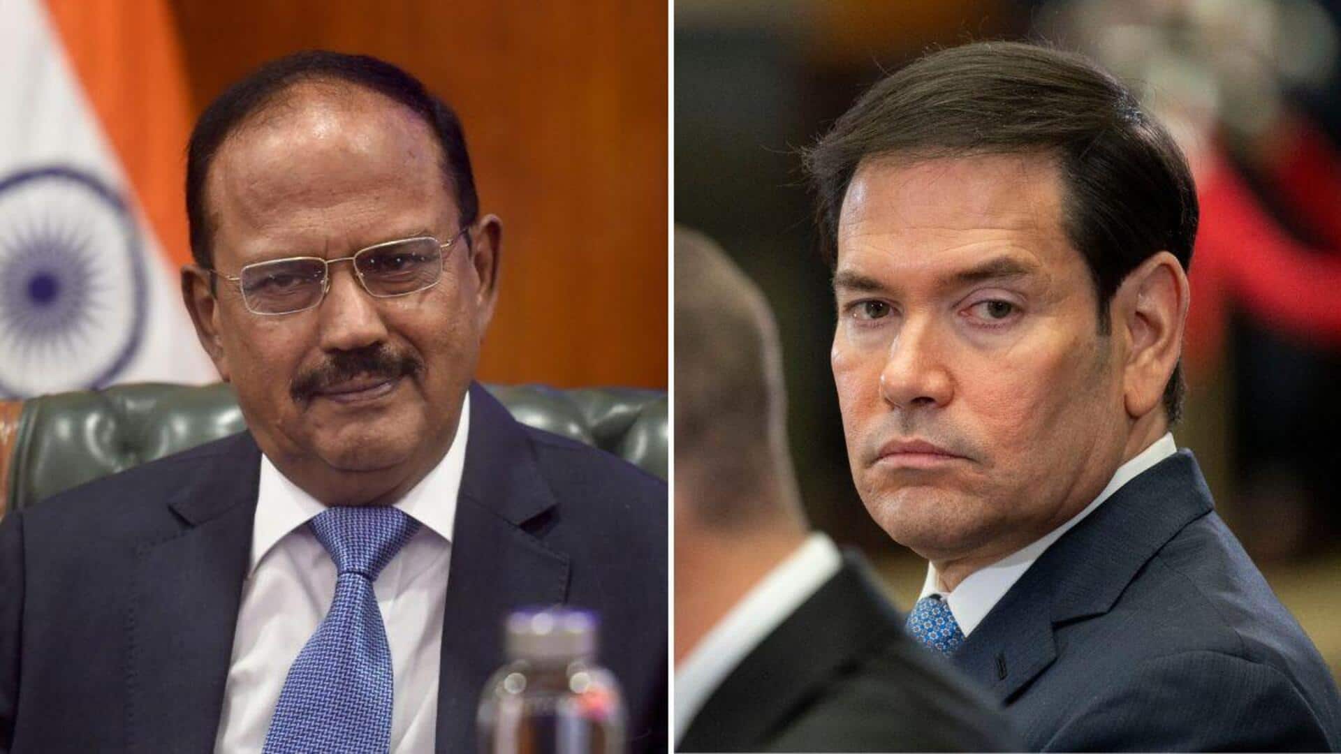 'India won't be bullied for trade': What Doval told Rubio