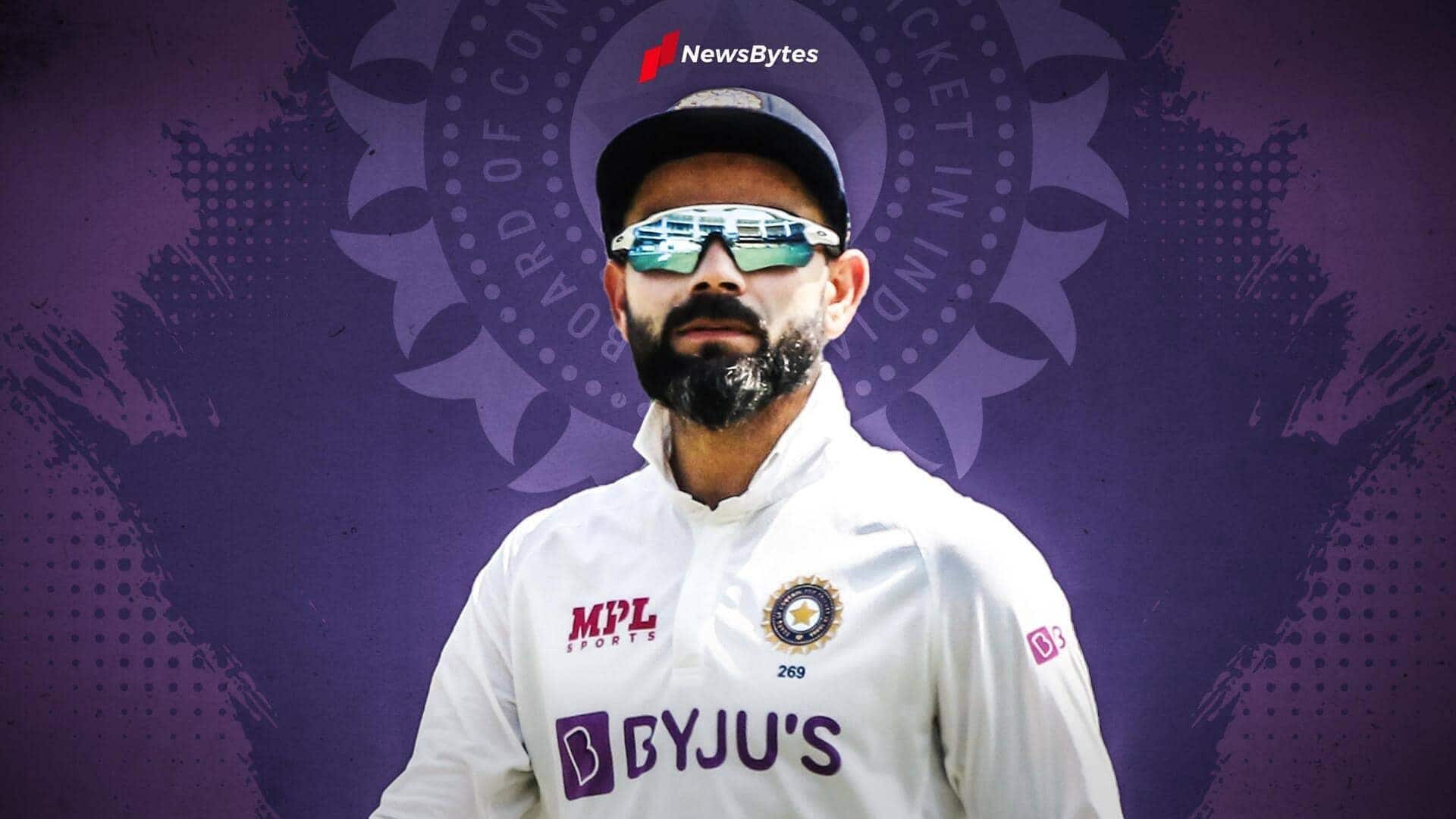 Virat Kohli explains why he resigned as India's Test captain