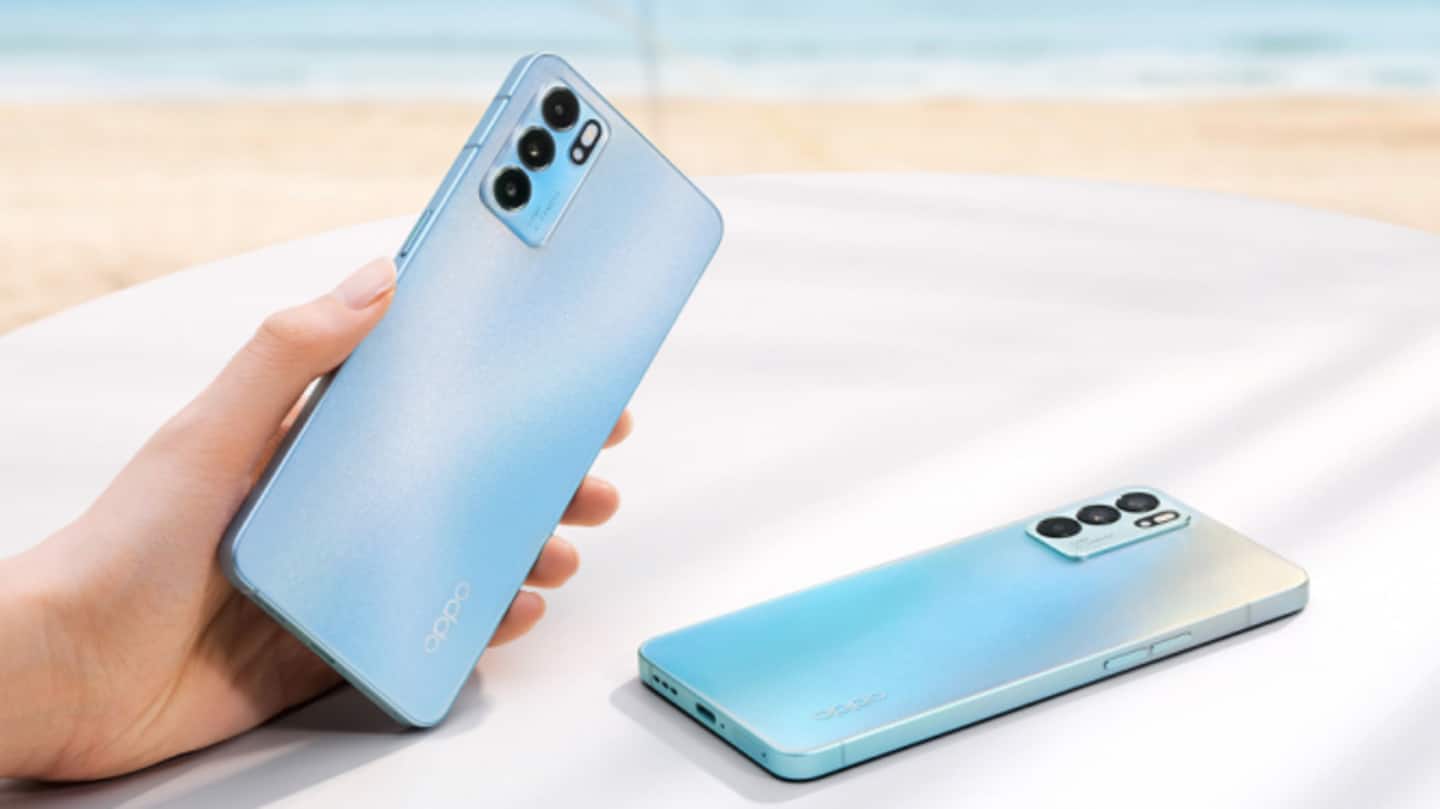 OPPO Reno6 series, with a 90Hz display, goes official