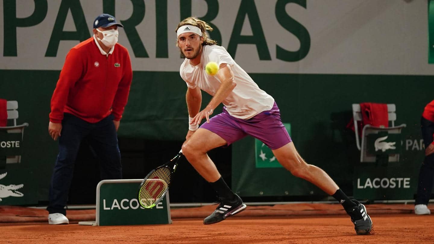 French Open: Stefanos Tsitsipas overcomes Isner in four sets