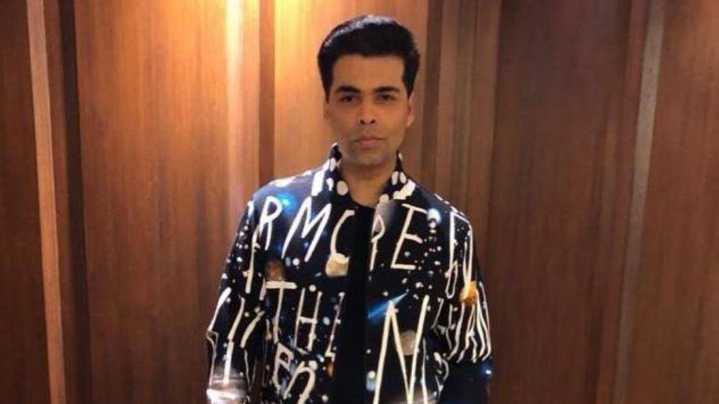 Johar called the film a 'very special story' Johar called the film a 'very special story'