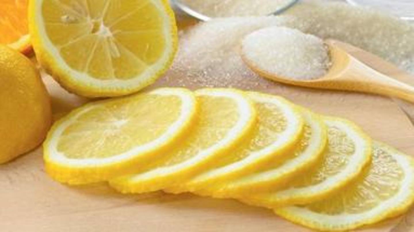 Applying a lemon scrub regularly can improve your lip color Applying a lemon scrub regularly can improve your lip color