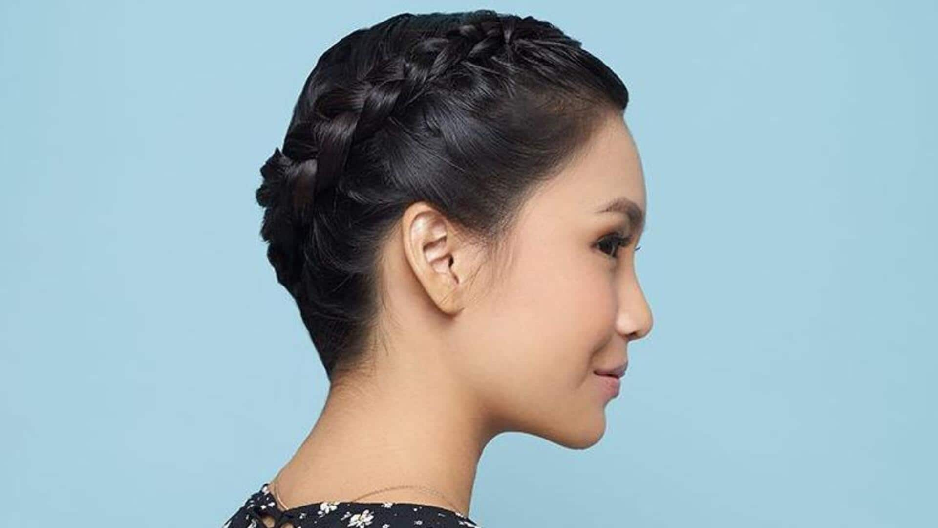 Harmonious halo braids for graceful long hair