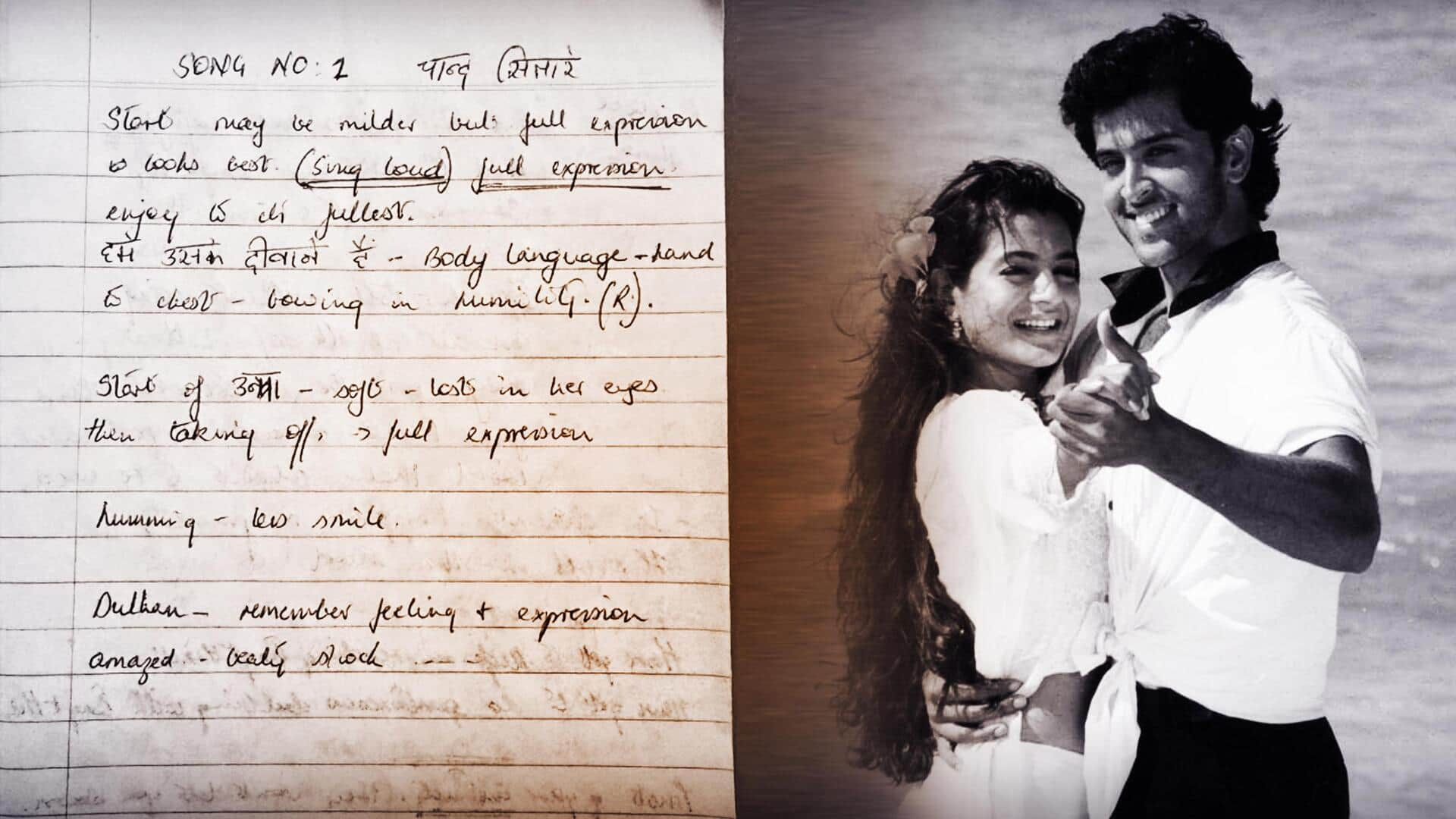 'Kaho Naa...' turns 25: Hrithik shares inspiring 27-year-old hand-written notes