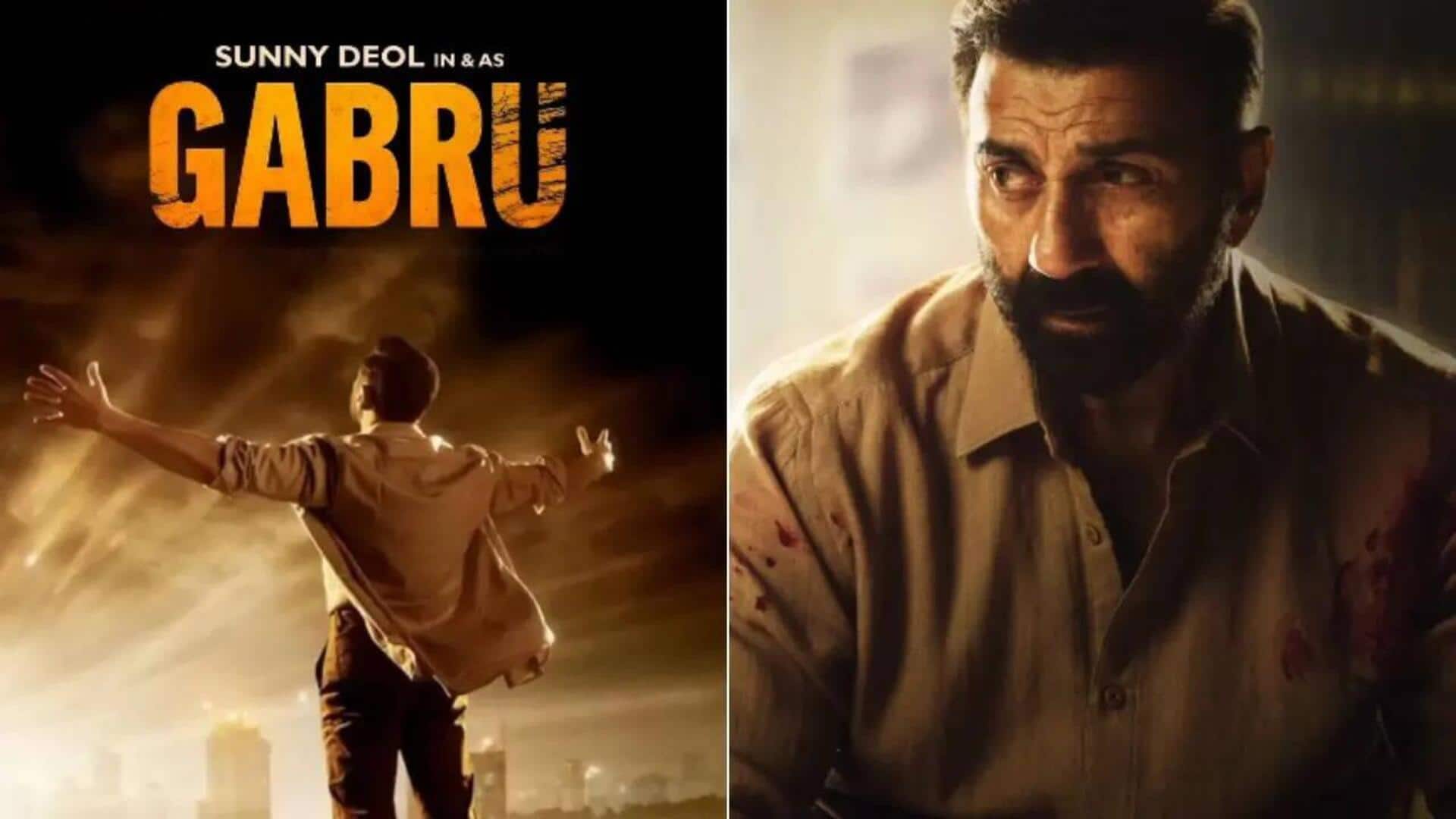 Sunny Deol announces new film 'Gabru' on 68th birthday Sunny Deol announces new film 'Gabru' on 68th birthday