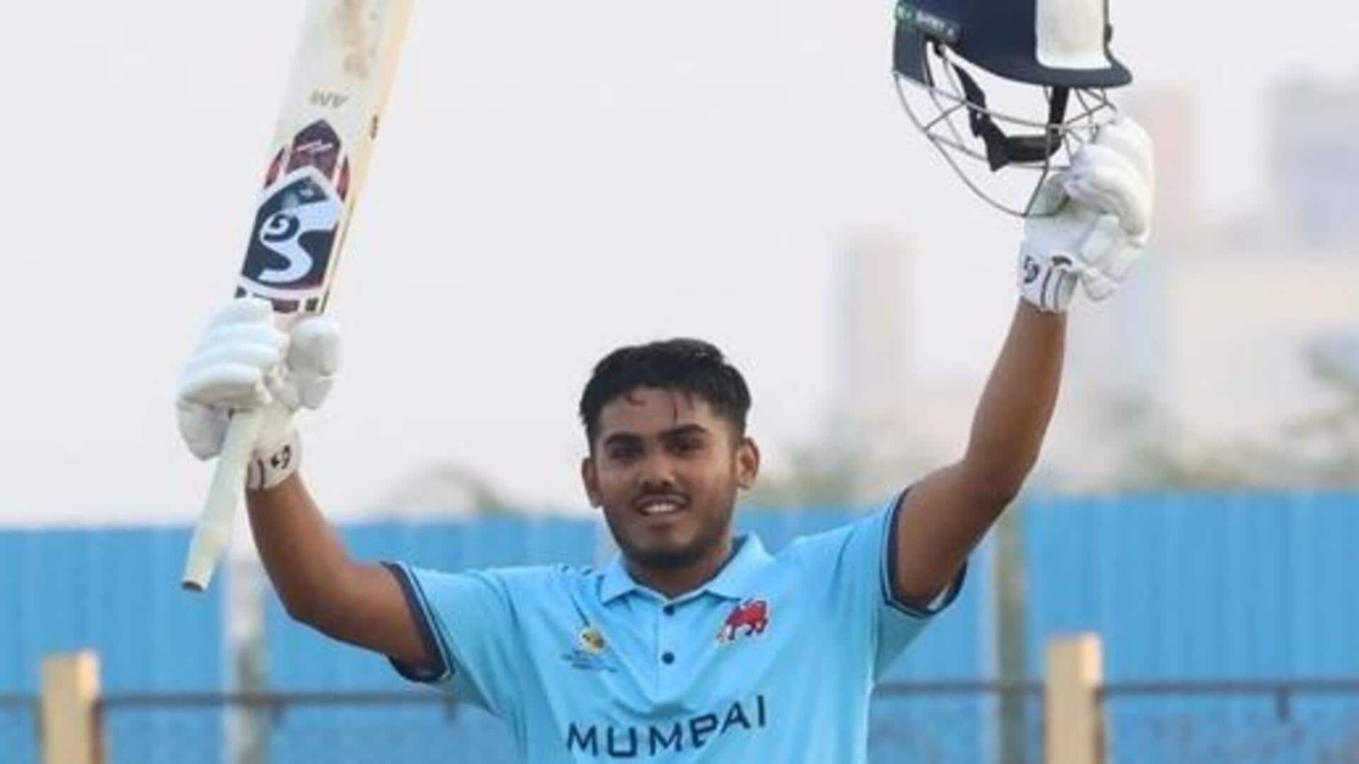 Ayush Mhatre breaks this Rohit Sharma record with SMAT hundred