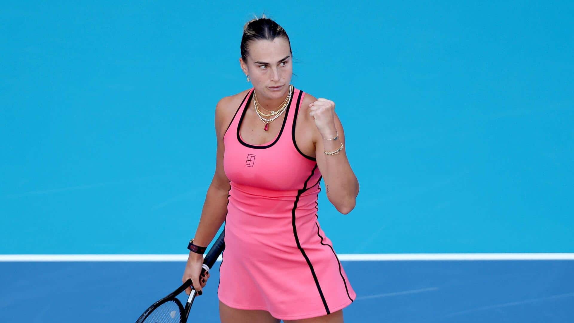 Aryna Sabalenka completes Sunshine Double with Miami Open win: Stats