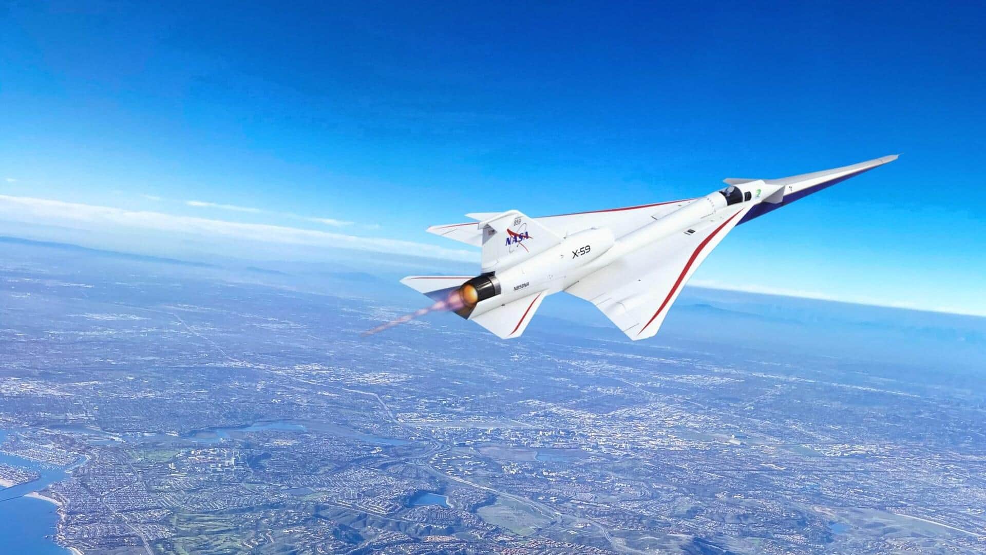 NASA's X‑59 quiet supersonic jet makes historic first flight NASA's X‑59 quiet supersonic jet makes historic first flight