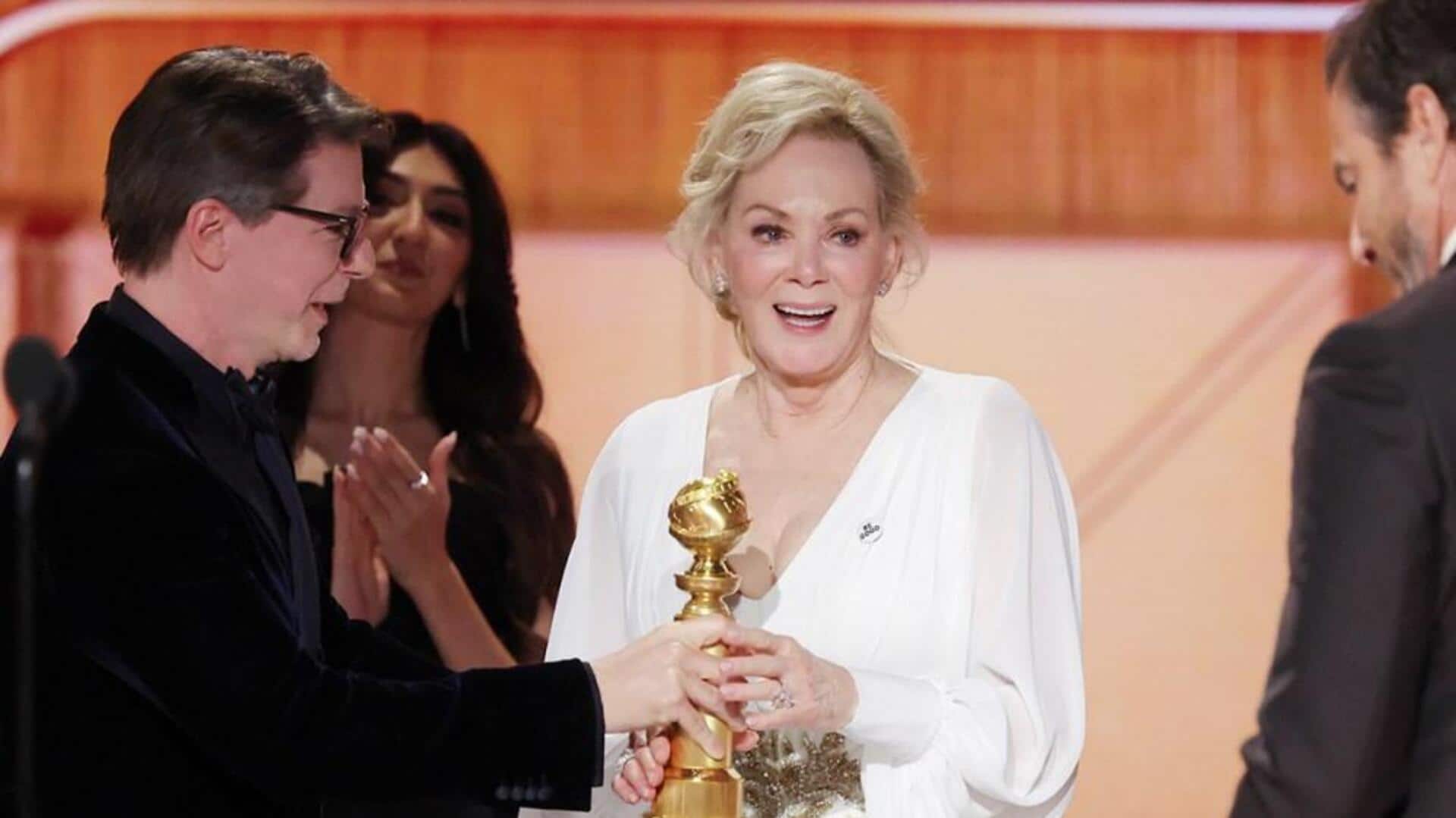Jean Smart wins 3rd Golden Globe for 'Hacks'