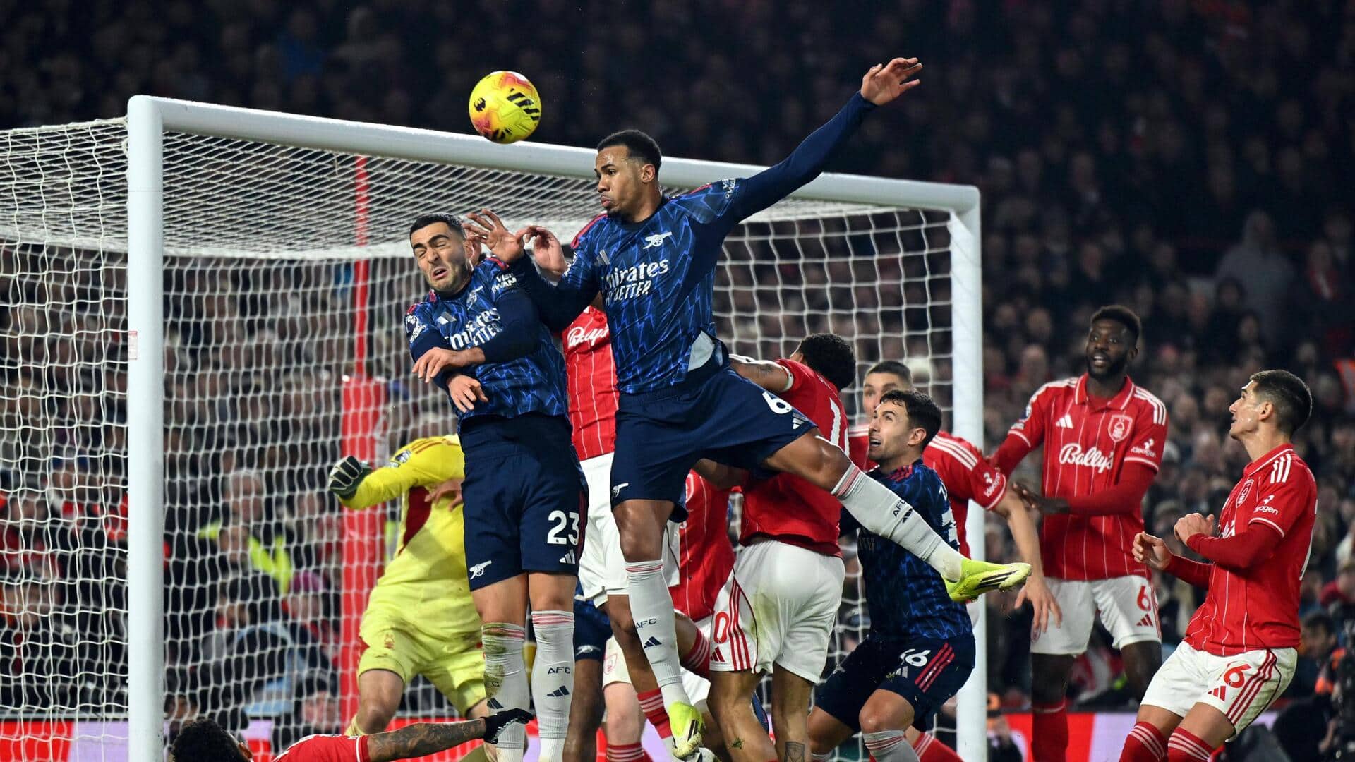 Arsenal's Premier League title hopes dented with draw versus Forest
