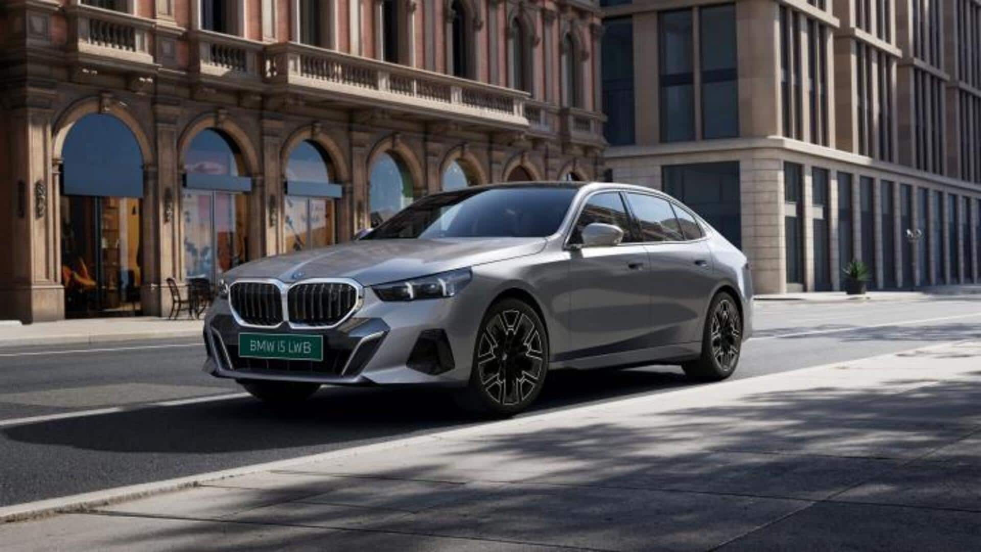 BMW i5 LWB goes official in India at ₹80L