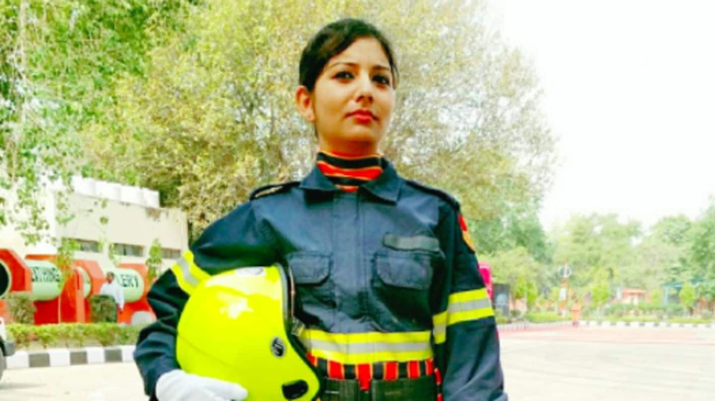 Airport Authority of India recruits its first woman firefighter