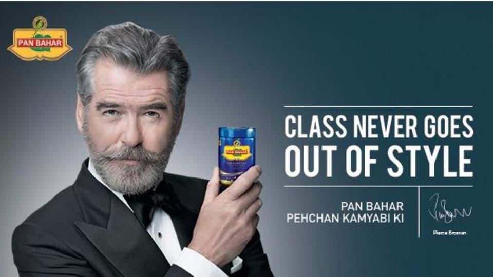 Pierce Brosnan given show-cause notice over pan masala ad