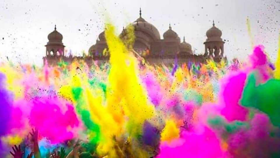 How does India celebrate Holi?
