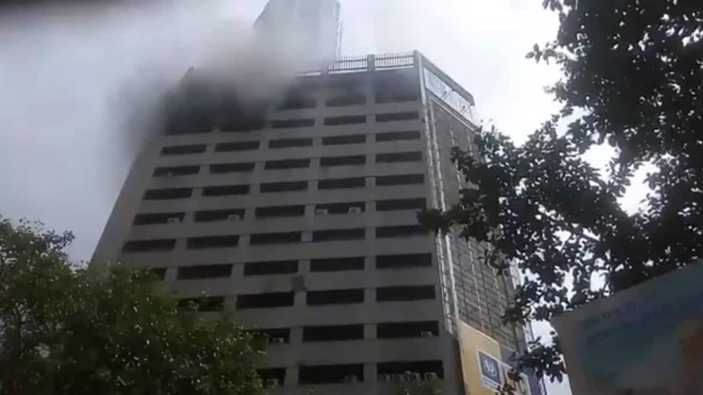 Massive fire in Kolkata's Jeevan Sudha building