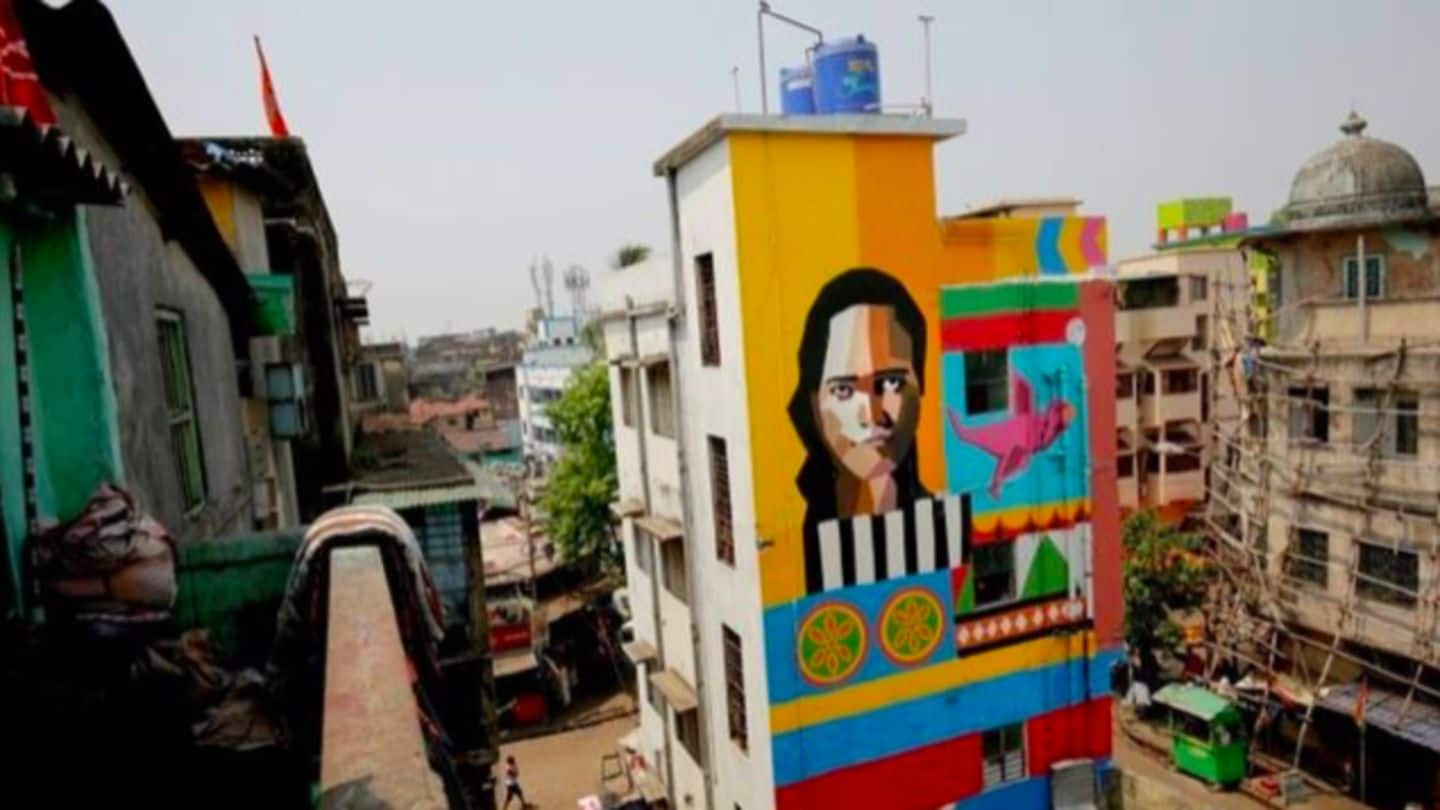 India's oldest brothel Sonagachi gets a colorful makeover