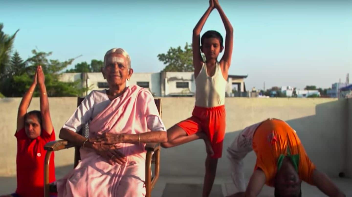 What keeps India's oldest yogini healthy and active at 99?