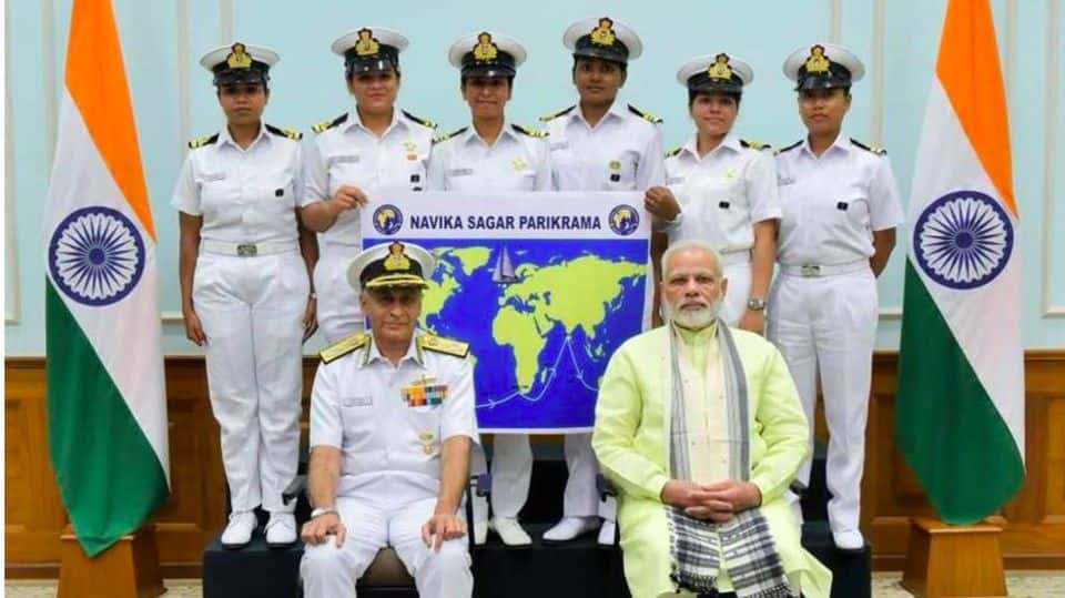 Navy women on-board INSV Tarini successfully reach South Africa