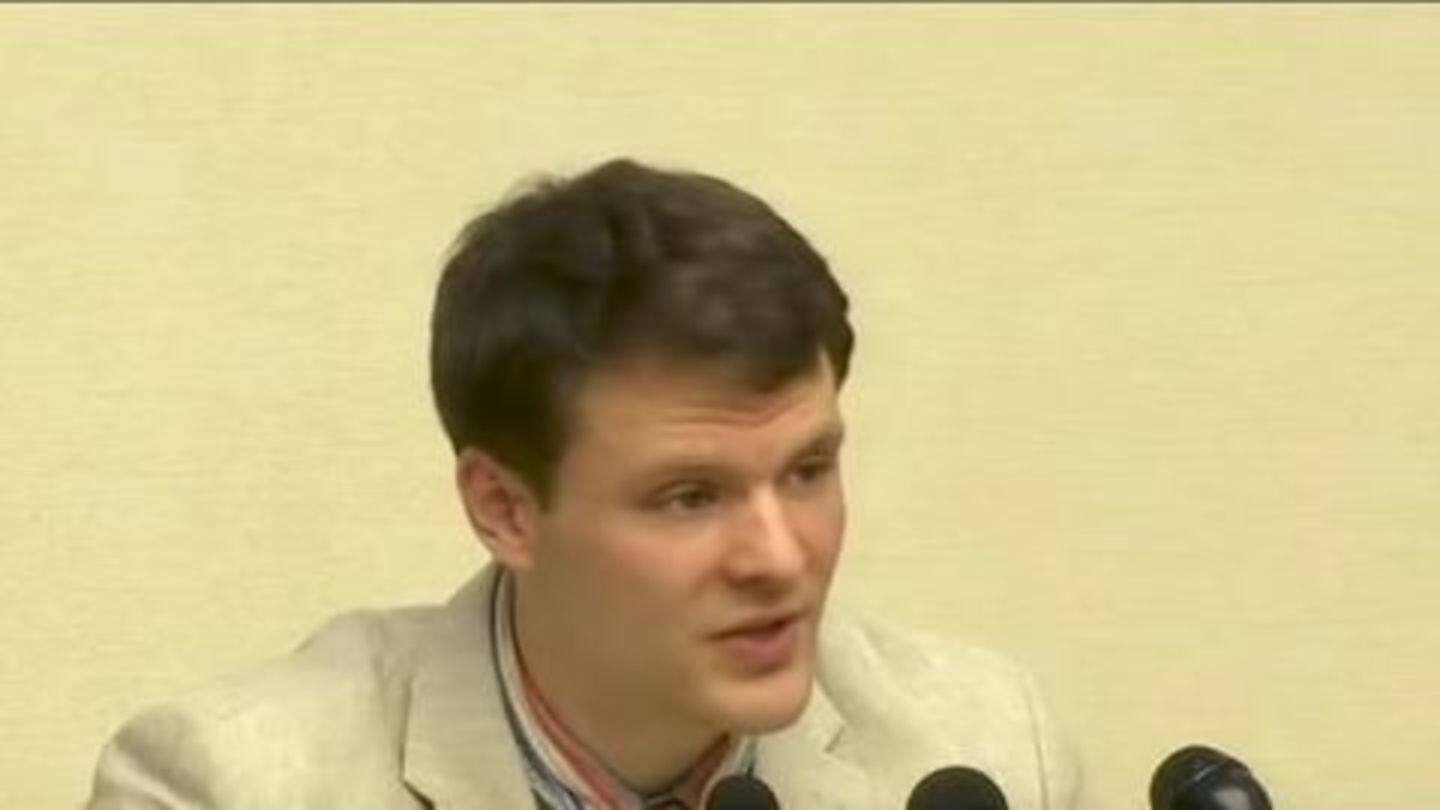 American student released by North Korea has severe brain injury