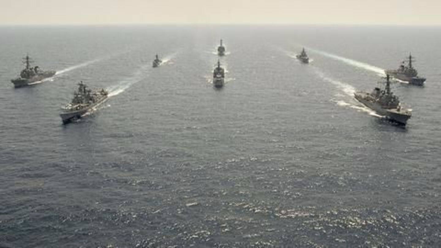 Eye on China, India-US-Japan navies to hold huge exercise