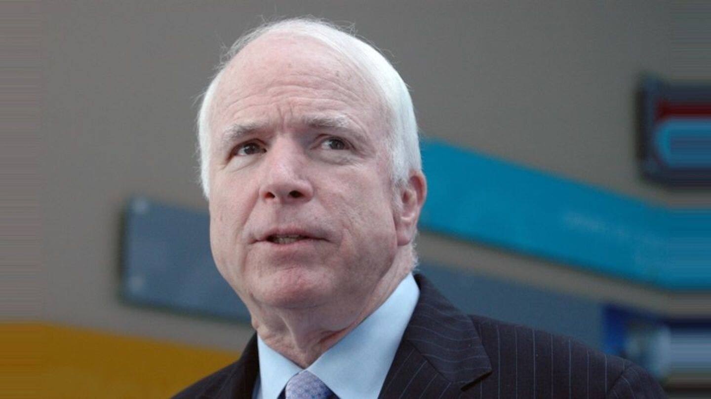 McCain again torpedoes Republicans' plan to repeal Obamacare in Senate