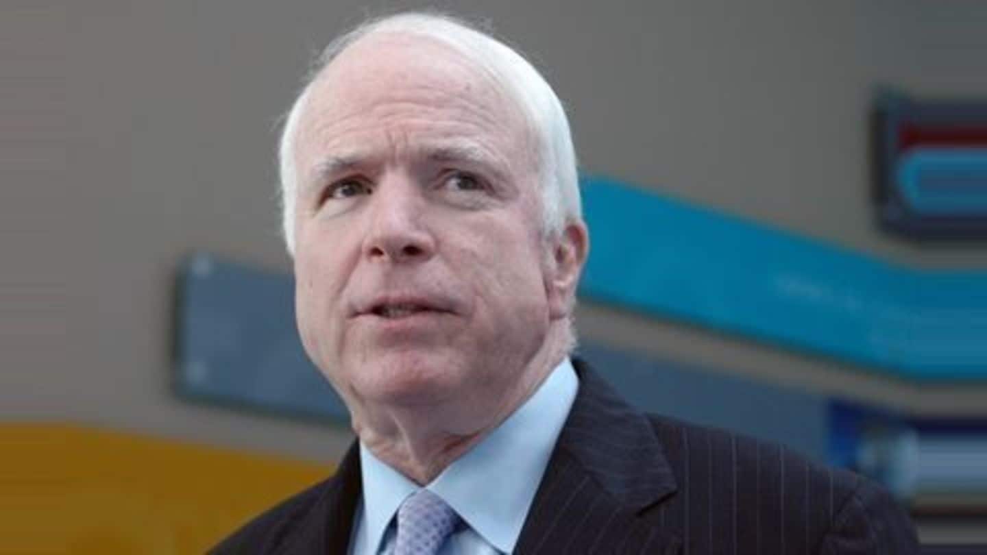 John McCain: 'No peace in Afghanistan without Pakistan's cooperation'