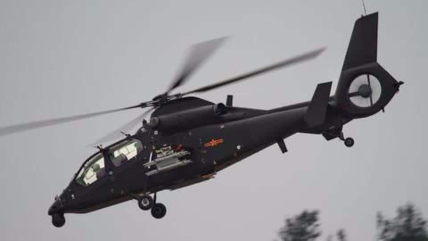 China's new attack helicopter takes maiden flight